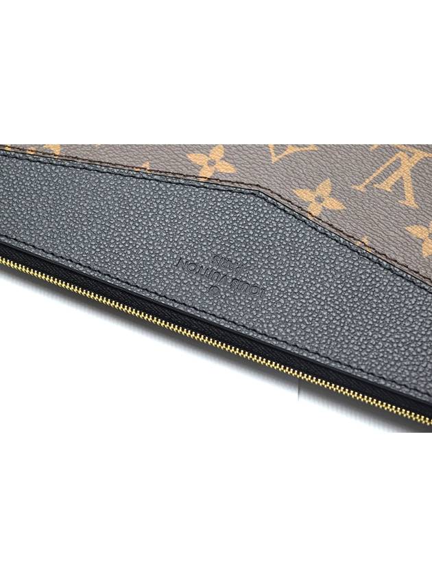 Daily Monogram Pouch Bag Brown Black - LOUIS VUITTON - BALAAN 8