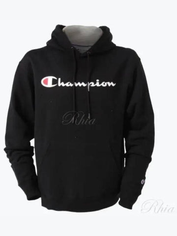 GF89H Y06794 BKC Powerblend Script Graphic Logo Men s Hoodie - CHAMPION - BALAAN 1