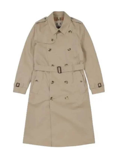 Long Kensington Heritage Trench Coat Honey - BURBERRY - BALAAN 1