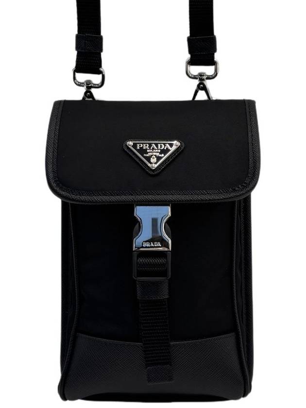 triangle logo phone holder cross bag 2ZH109 - PRADA - BALAAN 2