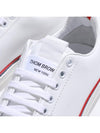 Women's Tennis Striped Low Top Sneakers White - THOM BROWNE - BALAAN 8