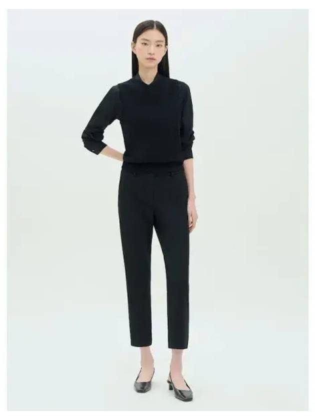 Women s Double Knit Jersey Trica Slim Straight Fit Black Domestic Product GM0024082345053 - THEORY - BALAAN 1