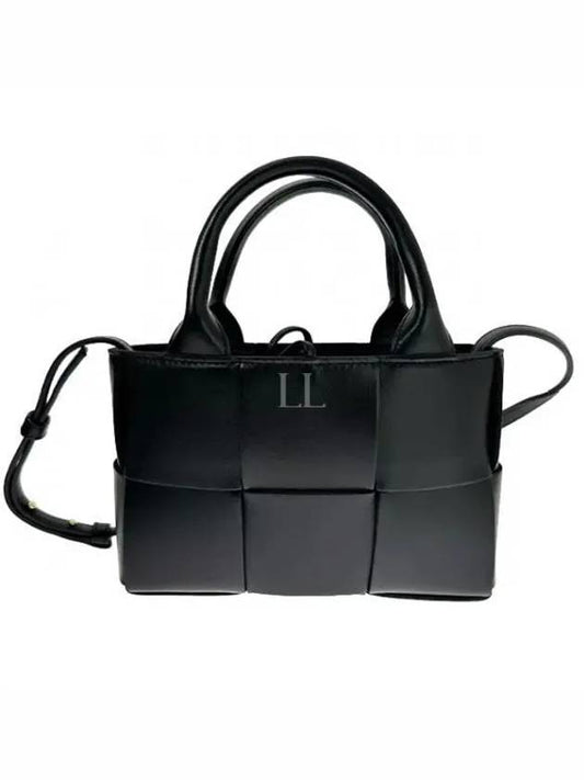 Candy Acro Intrecciato Tote Bag Black - BOTTEGA VENETA - BALAAN 2