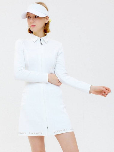 slim line dress white - LIKEWIZE - BALAAN 1