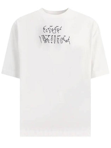 Arrow Skate Logo Short Sleeve T-Shirt White - OFF WHITE - BALAAN 1