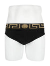 Greca Border Briefs Black - VERSACE - BALAAN 2