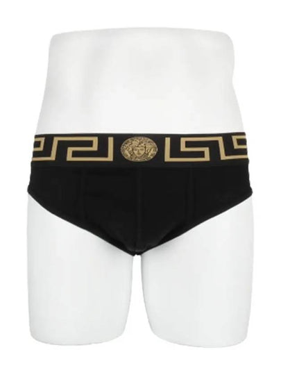 Greca Border Briefs Black - VERSACE - BALAAN 2