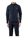 men's brushed zip-up jacket navy - HYDROGEN - BALAAN 2