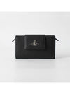 Grain Leather New Medium Wallet Black - VIVIENNE WESTWOOD - BALAAN 2