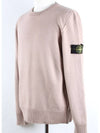 Stone Island Wappen Light Pink Knit L - STONE ISLAND - BALAAN 3