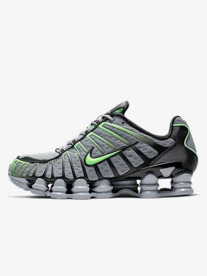 Shox TL Low Top Sneakers Lime Wolf Grey - NIKE - BALAAN 2