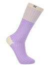 Color combination ribbed socksMX3AK011 - P_LABEL - BALAAN 4