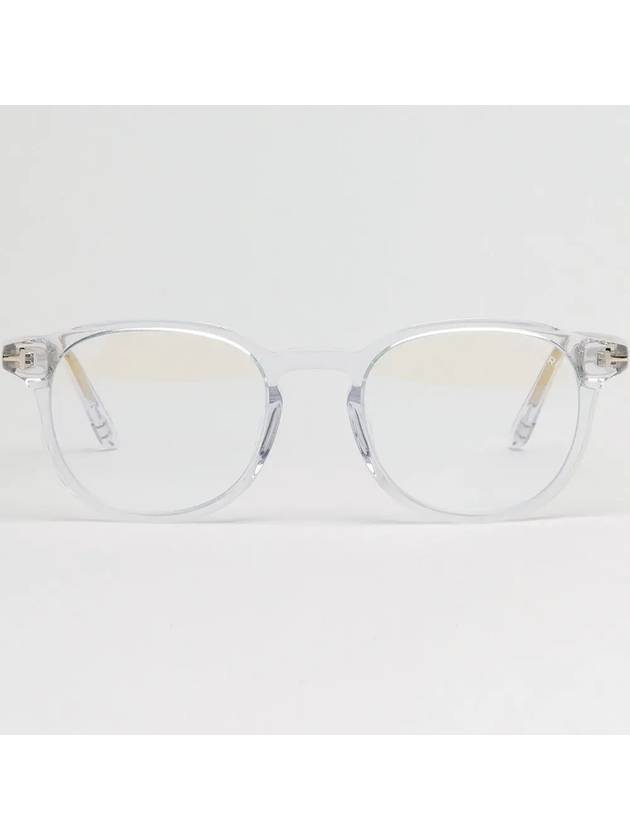 Blue light blocking glasses frame TF5795KB 026 Transparent horn rim fashion eye protection - TOM FORD - BALAAN 3