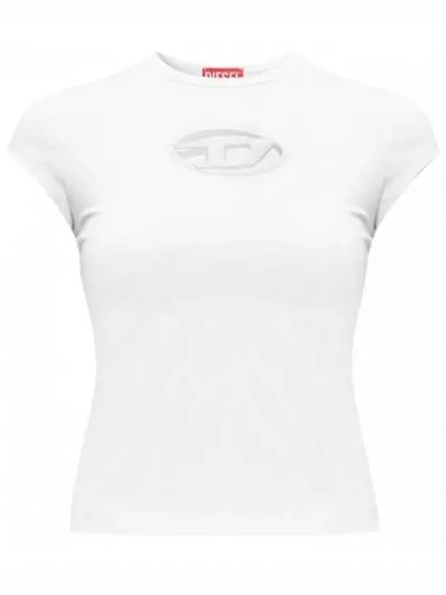 T Angie Peekaboo Logo Short Sleeve T-Shirt White - DIESEL - BALAAN 2