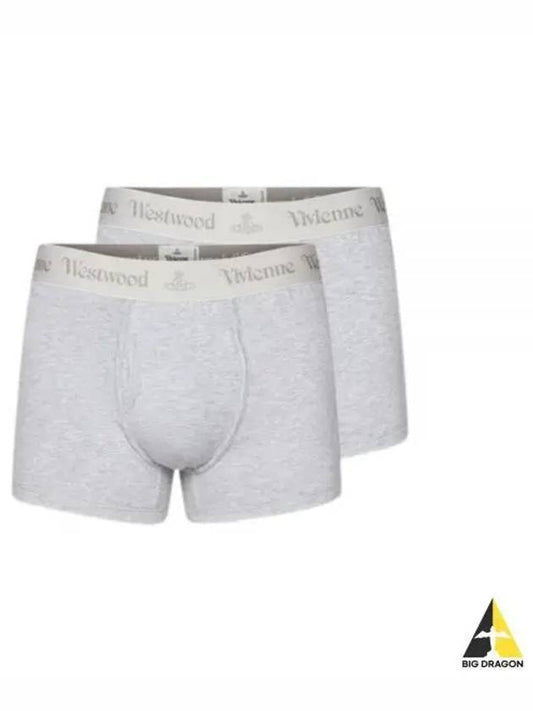 TWO pack BOXER GRAY BAND 8106001E J002Y P401 2 - VIVIENNE WESTWOOD - BALAAN 2