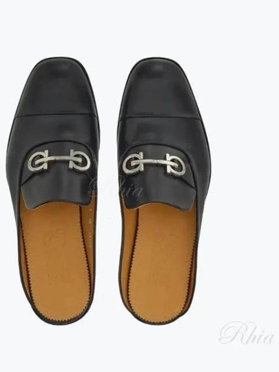 Gancini Bloafers Black - SALVATORE FERRAGAMO - BALAAN 2