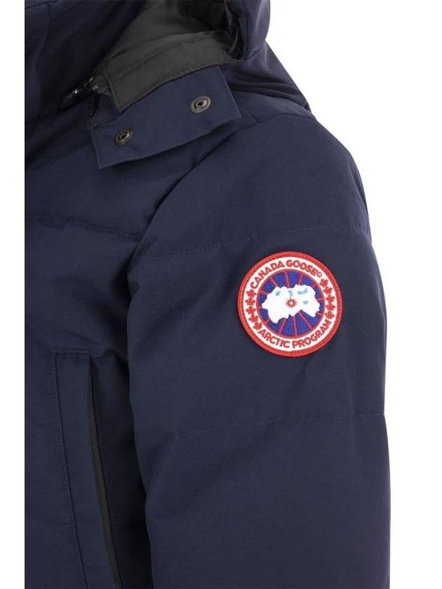 Wyndham Logo Patch Padding Navy - CANADA GOOSE - BALAAN 5