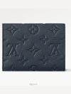 Victorine Monogram Empreinte Half Wallet Navy - LOUIS VUITTON - BALAAN 6