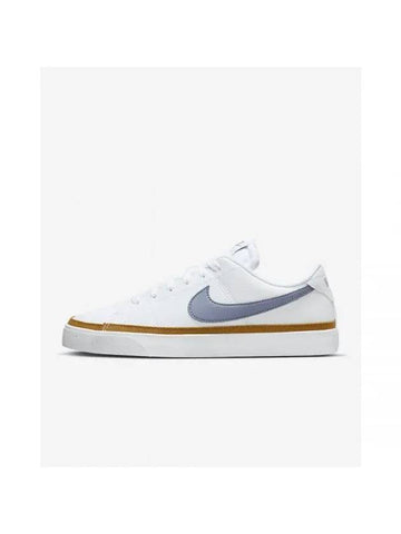 Court Legacy Next Nature Low Top Sneakers White Blue Brown - NIKE - BALAAN 1