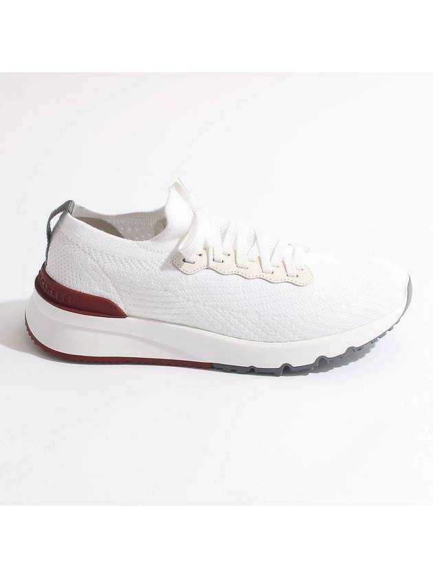 Knit Running Sneakers White - BRUNELLO CUCINELLI - BALAAN 2