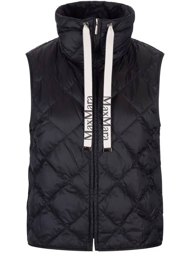 TREGIC padded vest black 2429296015 002 - MAX MARA - BALAAN 1