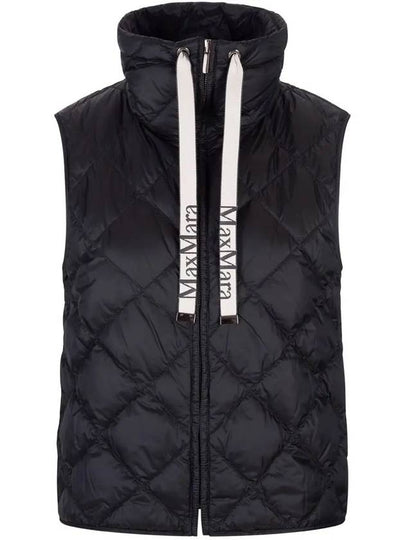 Tregit Water Repellant Technical Canvas Vest Black - MAX MARA - BALAAN 2