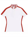 Women's Pip Polo Short Sleeve T-Shirt White - J.LINDEBERG - BALAAN 2