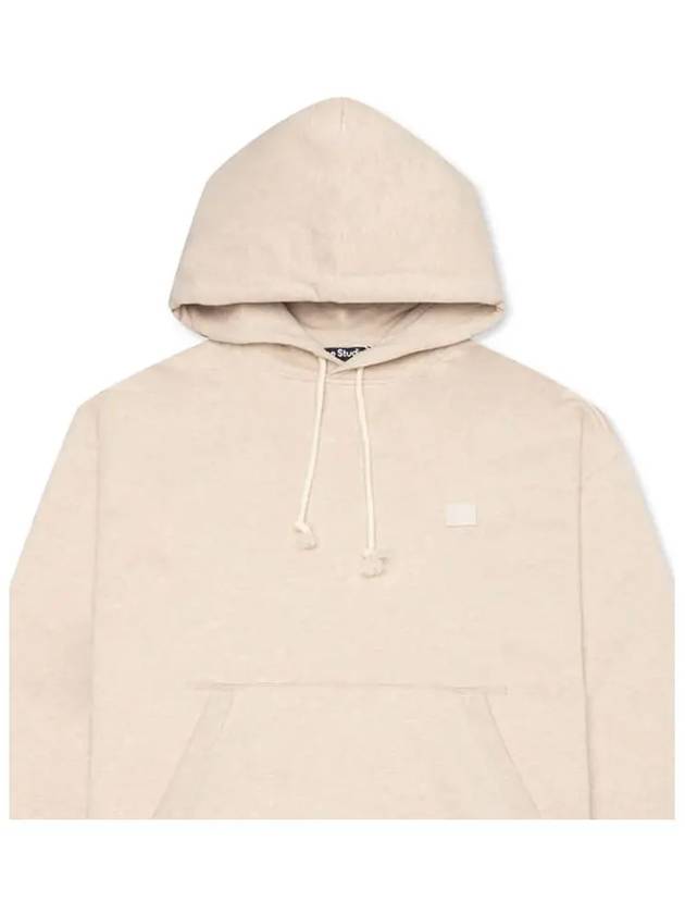 Farrin Face Oversized Hoodie Oatmeal Melange - ACNE STUDIOS - BALAAN 5