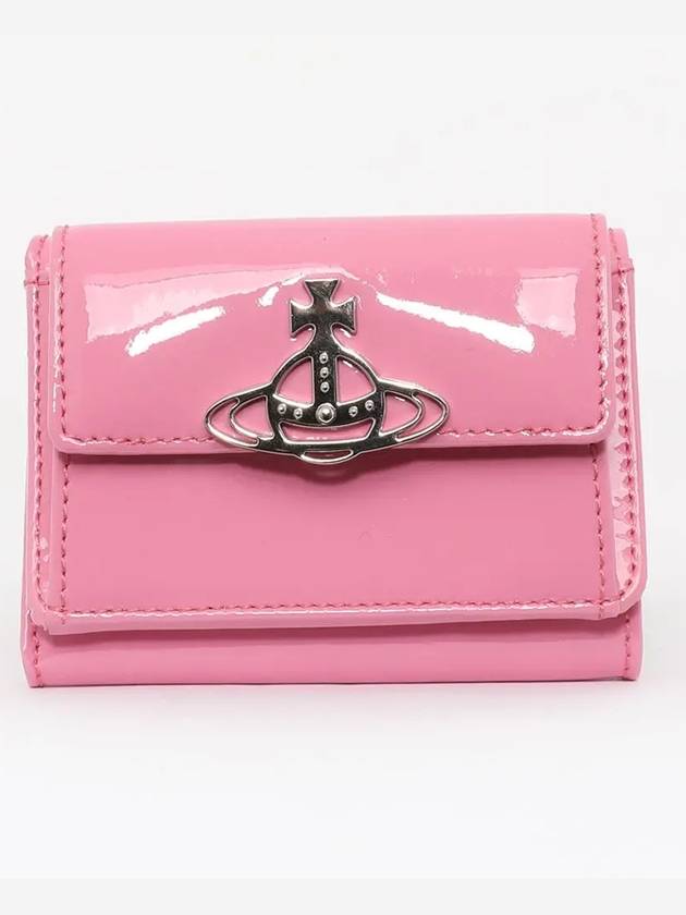 ORB logo pulse flap women s half wallet 5115002UW L001O G406 - VIVIENNE WESTWOOD - BALAAN 3