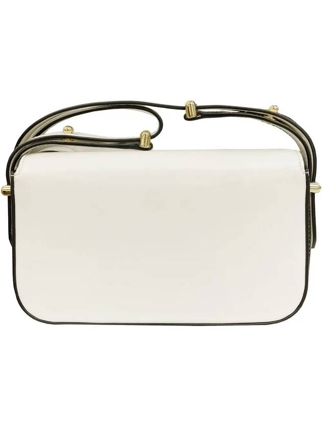 Leather Shoulder Bag White - PRADA - BALAAN 4