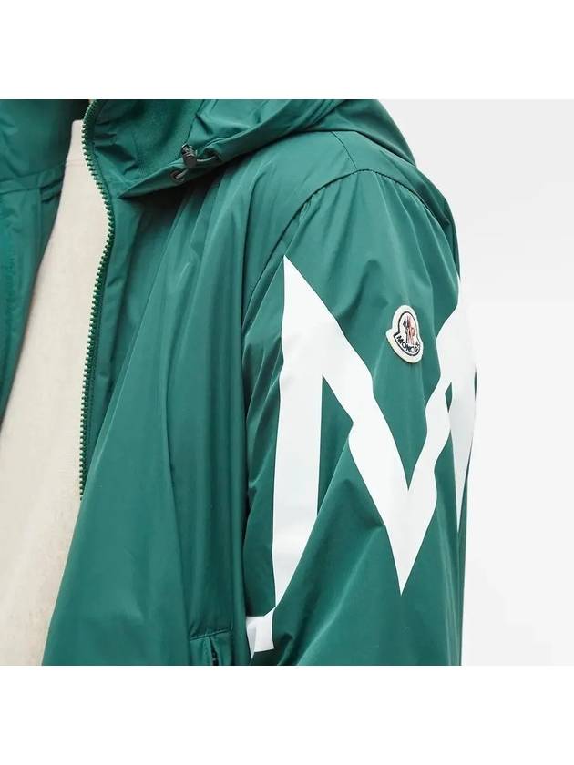 Logo Fettuk Windbreaker Jacket 1A00152 54A91 - MONCLER - BALAAN 4