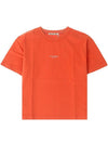 Acne 20SS AL0135 BCB Mini Logo Short Sleeve T-Shirt Poppy Red Women’s T-Shirt TJ - ACNE STUDIOS - BALAAN 1