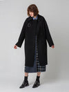 Wool Single Baltic Coat Black - PAGE STUDIO - BALAAN 2