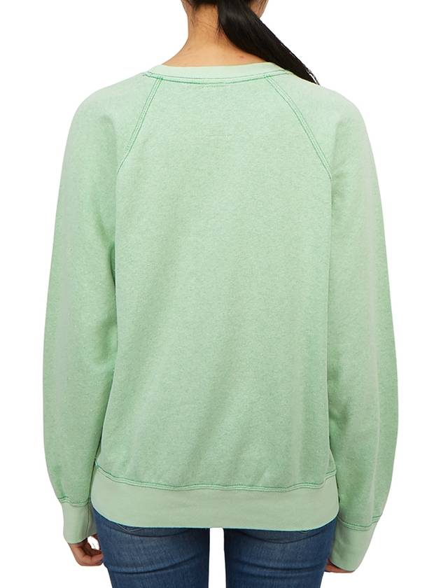 Women s brushed sweatshirt FR NEW DAY ESW KELLY GREEN W - WILD DONKEY - BALAAN 3