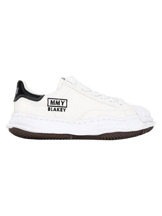 Blakey OG Sole Canvas Low Top Sneakers White - MAISON MIHARA YASUHIRO - BALAAN 1