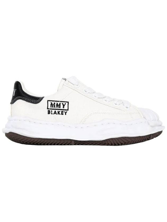 Blakey OG Sole Canvas Low Top Sneakers White - MAISON MIHARA YASUHIRO - BALAAN 1