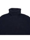 Wappen Patch Wool Turtleneck  Navy - STONE ISLAND - BALAAN 4