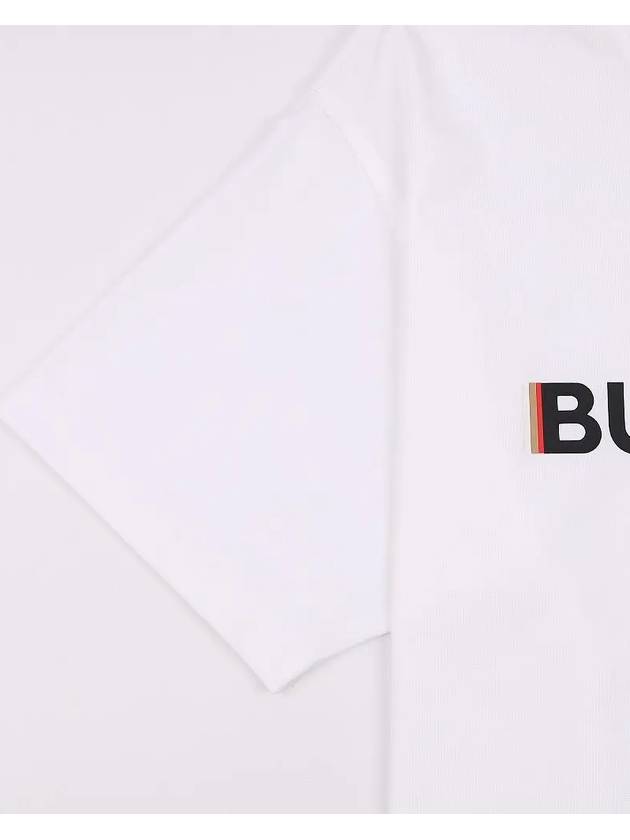 Cotton Short Sleeve T-Shirt White - BURBERRY - BALAAN 6