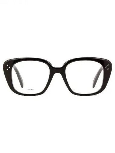 Logo Temple Black Glasses 270926 - CELINE - BALAAN 1