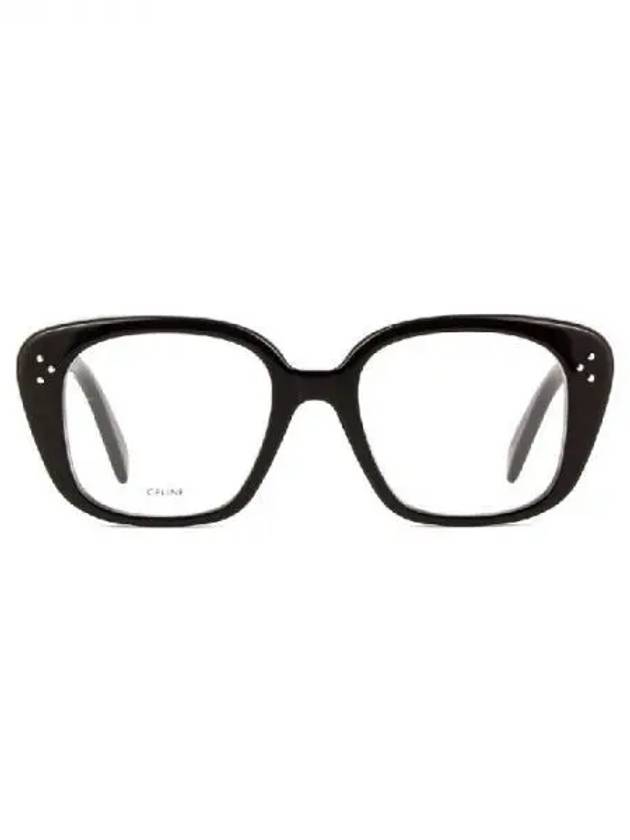 Logo Temple Black Glasses 271268 - CELINE - BALAAN 1