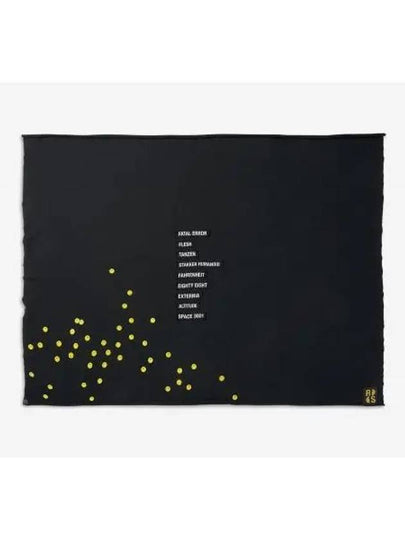 Smiley Pin Blanket Scarf Black - RAF SIMONS - BALAAN 1