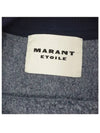 Houston Two-Tone Logo Cotton Sweatshirt Navy Grey - ISABEL MARANT - BALAAN 5