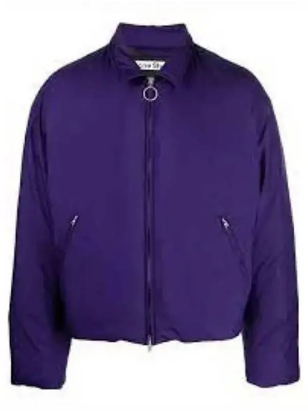 Puffer Zip-Up Short Padded Purple - ACNE STUDIOS - BALAAN 2