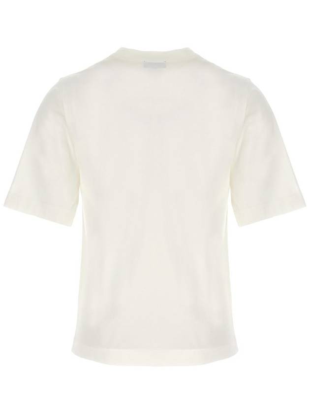 24 ss T-shirt WITH Embroid Flock Rose 8083647 B7264 B0230979125 - BURBERRY - BALAAN 3