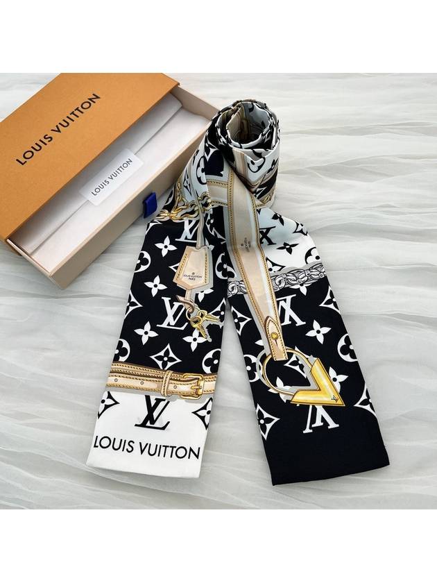 Monogram Confidential Scarf Black - LOUIS VUITTON - BALAAN 2