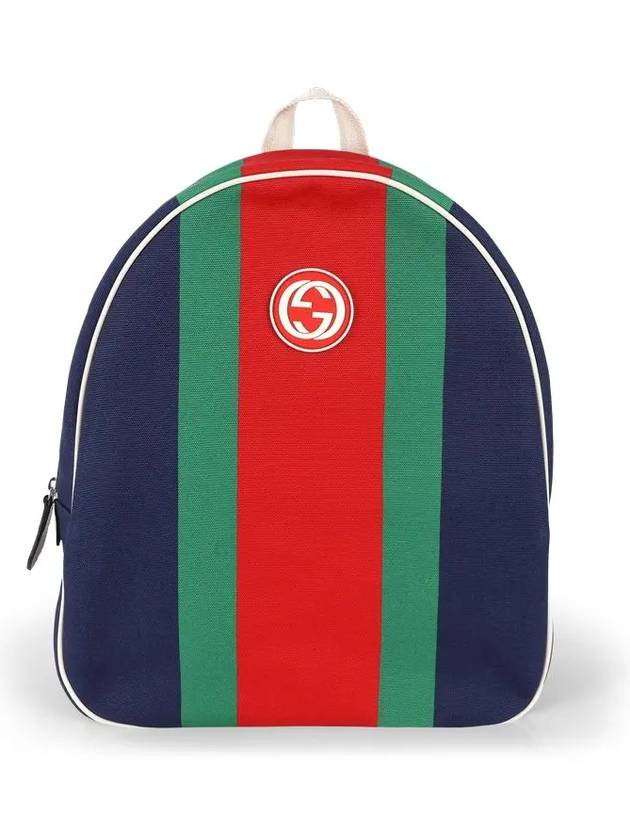 Kids Stripe Logo Backpack - GUCCI - BALAAN 3