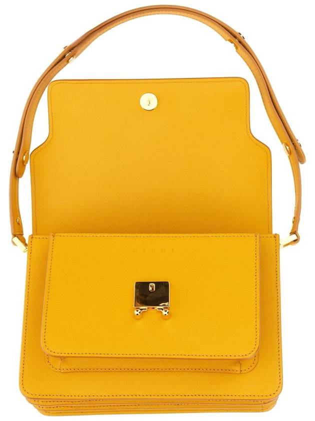 Trunk Medium Shoulder Bag Yellow - MARNI - BALAAN 6