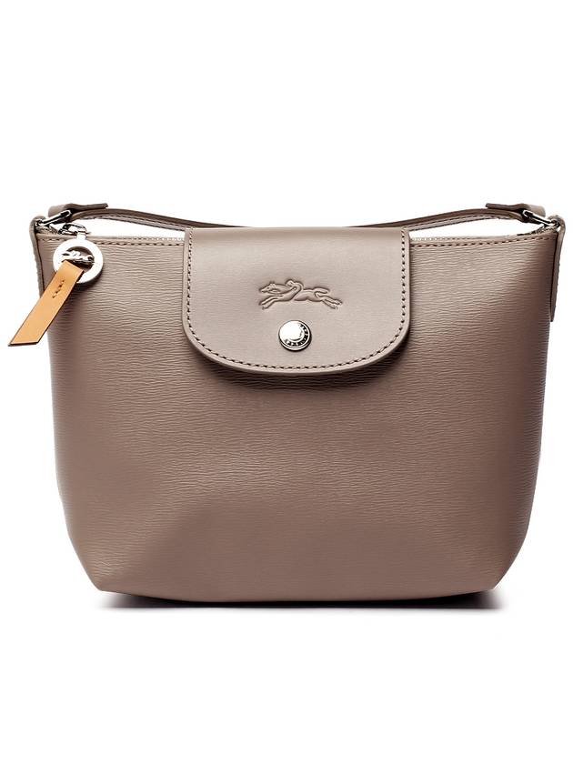 Le Pliage City Shoulder Bag Taupe - LONGCHAMP - BALAAN 2