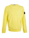 Wappen Pocket Sweatshirt Yellow - STONE ISLAND - BALAAN 2