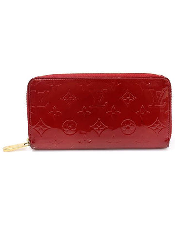 M91981 Monogram Vernis Pom d Amour Zippy Wallet Long - LOUIS VUITTON - BALAAN 1